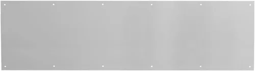 Vista 2 de Prime-Line Placa de aluminio para puerta (10 x 34 pulgadas) y placa de empuje de puerta (4 x 16 pulgadas)