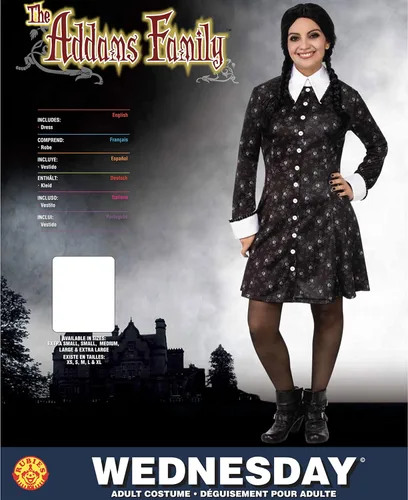 Vista 6 de Rubies Vestido de mujer Addams Family Wednesday
