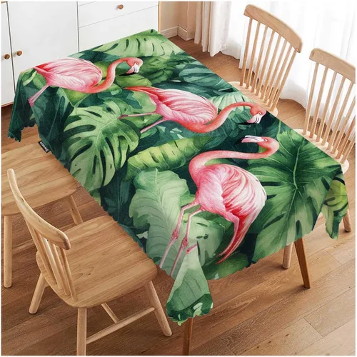 Vista 18 de Swono - Mantel rectangular de bambú con diseño de luz solar y bosque de bambú - Mantel a cuadros lavable para mesa de cocina, cena de festividades