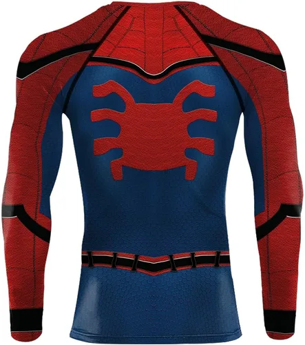 Vista 3 de HIKZXEKJI Camiseta de compresión 3D Captain High Elastic para hombre