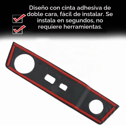 Vista 6 de XITER Marco de Panel de Enchufe de Consola Central Estilo Fibra de Carbono ABS Cubierta de Panel de Enchufe de Encendedor de Cigarrillos de Control
