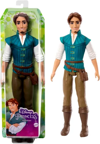 Vista 8 de Mattel Disney Princess Toys, Prince Eric Posable Muñeca de moda con traje exclusivo, inspirado en la película de La Sirenita