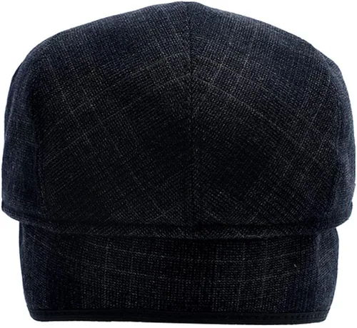 Vista 5 de Sombrero de Newsboy para hombre con orejeras gorras planas de hiedra Gatsby Cabbie