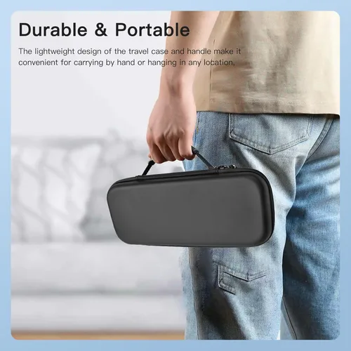 Vista 5 de YAJOJO Funda de transporte para consola My Arcade Atari Gamestation Go Retro Videojuegos, carcasa rígida con bolsillo para My Arcade Atari