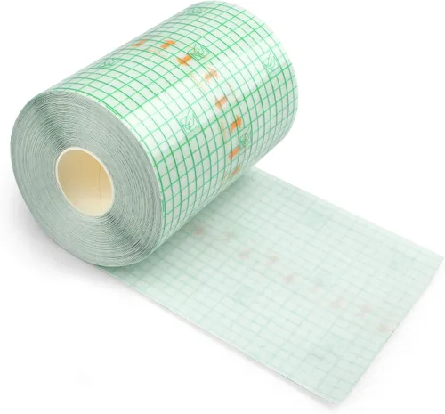 Vista 12 de LotFancy - Vendaje de cuidado posterior para tatuajes, rollo de 2 pulgadas x 13 yardas, impermeable, transparente Transparent Film Dressing