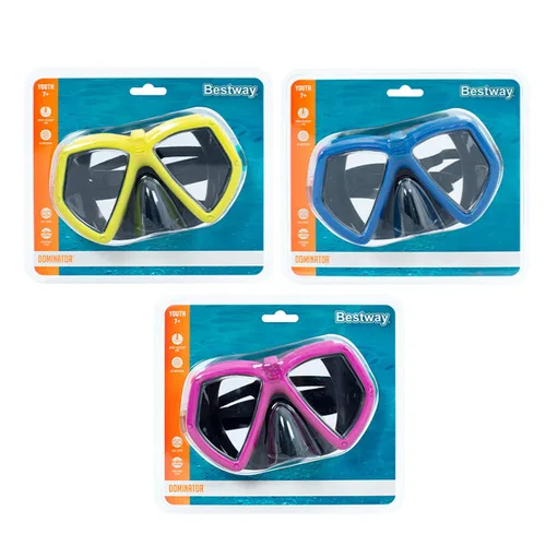 Vista 6 de Bestway Mascara Buceo Infantil Correa Anatomica Color Surtido +3 Años Playa y Piscina 22011