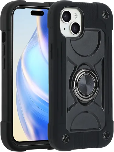 Vista 114 de MARKILL Funda compatible con iPhone 14 Pro de 6.1 pulgadas con soporte de anillo integrado, protección contra caídas de grado militar, carcasa Palta