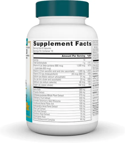 Vista 3 de Source Naturals Wellness Formula- 60 Cápsulas