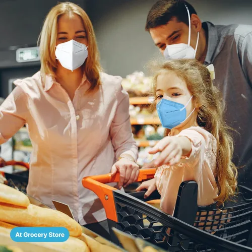 Vista 6 de PandMedic Máscara facial para niños Mascarilla cómoda para niños Mascarillas faciales para niños