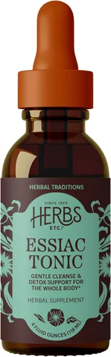 Vista 9 de Herbs Etc. Essiac Tonic Classic - Extracto líquido – Fórmula de hierbas Ojibwa para una limpieza de todo el cuerpo – Apoya las vías