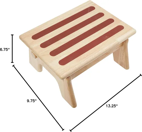 Vista 5 de My Brest Friend Taburete de lactancia ajustable para mayor comodidad, madera
