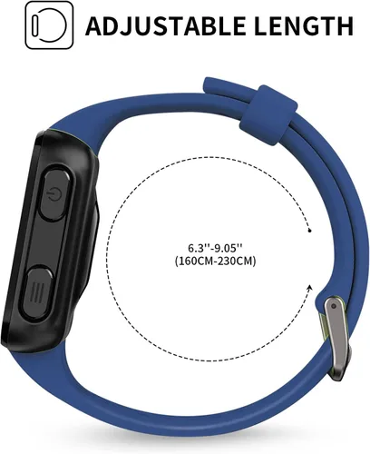 Vista 3 de Correa de repuesto para reloj Garmin Forerunner 35, correa de silicona suave compatible con Forerunner 35 Smartwatch