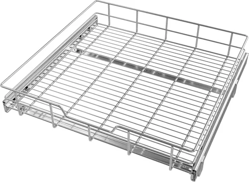 Vista 17 de Organizador de gabinete extraíble de 9 pulgadas de ancho x 17 pulgadas de profundidad, cajones deslizantes para organizadores de cocina