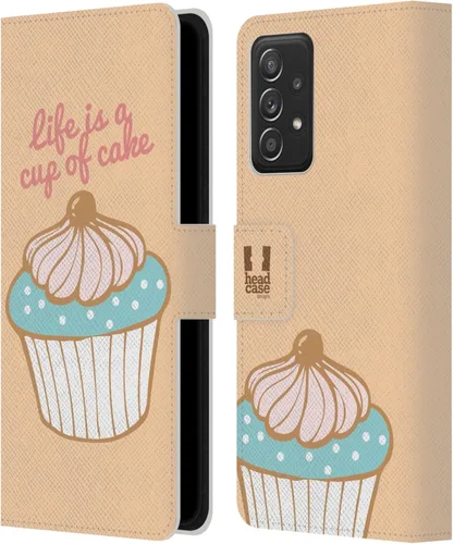 Vista 155 de Head Case Designs Assortment Cupcakes Happiness Leather Wallet Case Compatible with Samsung Galaxy A07 4G Surtido