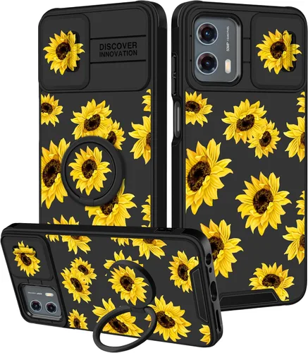 Vista 32 de Funermei Funda para Moto G Stylus 5G 2022, funda para teléfono con diseño de calavera de esqueleto para mujeres y niñas, diseño gótico, Como