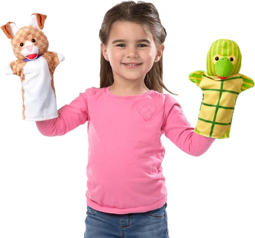 Vista 3 de Melissa & Doug Marionetas de mano Pet Buddies (6 piezas)