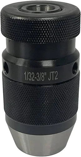 Vista 3 de Portabrocas sin llave de acero endurecido 1/32" - 3/8", montaje cónico 2JT