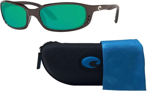 Vista 3 de Costa Brine 6S9017 Oval Sunglasses for Men + BUNDLE with Designer iWear Complimentary Eyewear Care Kit