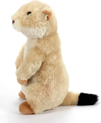 Vista 3 de The Petting Zoo Prairie - Peluche de perro de la pradera, regalos para niños, animales salvajes de la vida silvestre, juguete de peluche de perro