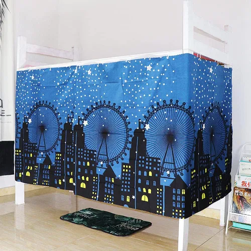 Vista 19 de JIAHG - Cortinas para cama individual para alumnos, para cama individual, tienda de campaña, cortinas, mosquiteras, tela opaca, protección contra