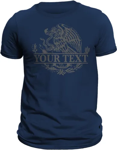 Vista 8 de Mexico Mexican Eagle Camiseta con opción de personalización - Playera Con Aguila De México Personalizable