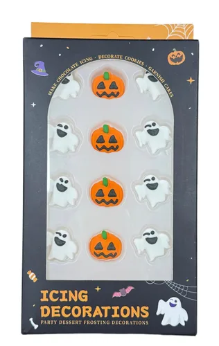 Vista 16 de Sentovac 12 piezas decoraciones comestibles para pasteles de Navidad (2 Papá Noel) Chispitas para mezclar para Navidad Suministros para fiesta 3