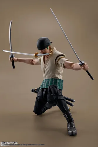 Vista 8 de TAMASHII NATIONS - Una serie de Netflix: One Piece - Figura de acción Roronoa Zoro S.H.Figuarts