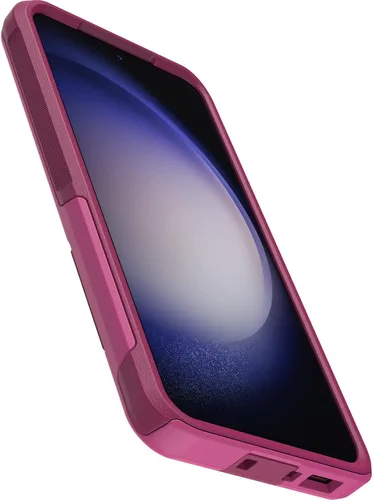Vista 4 de OtterBox INTO The Fuchsia - Funda para Galaxy S23 Commuter Series, delgada y resistente, apta para bolsillo, con protección de puerto