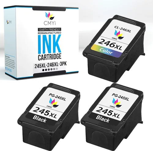 Vista 7 de Cartucho de tinta de repuesto negro 245XL para Canon PIXMA iP2820, iP2850, MG2420, MG2520, MG2522, MG2525, MG2550, MG2555, MG2900, MG2920, MG2922