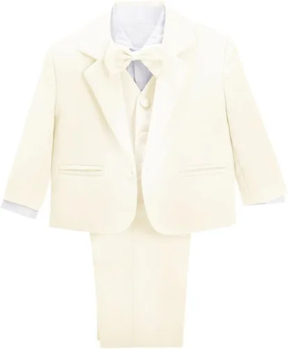 Vista 17 de Dressy Daisy Trajes de esmoquin formales para niños, 5 piezas Negro