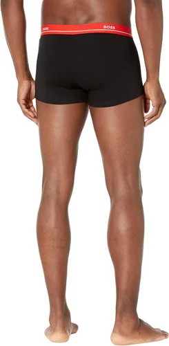 Vista 2 de BOSS Paquete de 5 calzoncillos elásticos de algodón con logotipo llamativo para hombre