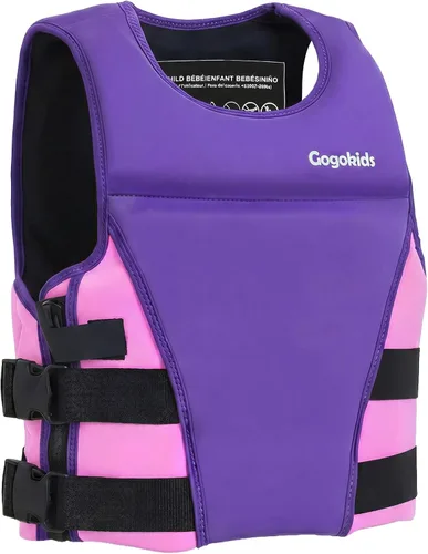 Vista 13 de Gogokids Chaleco de natación para niños de 50 a 125 libras, ligero
