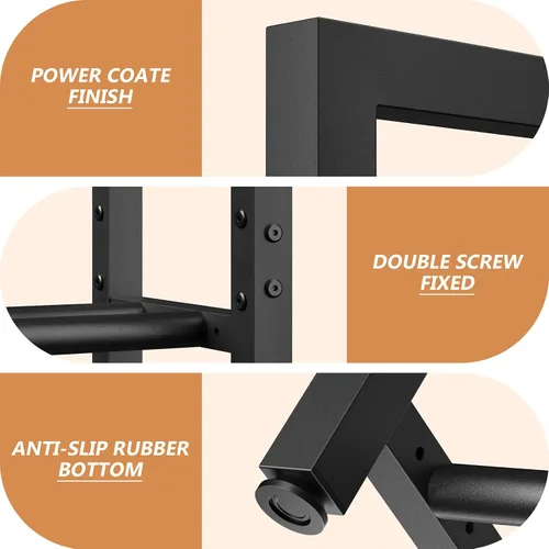 Vista 7 de Eocnrhe Dumbbell Rack Stand Only, Weight Rack for Home Gym, 3-Tier Adjustable Dumbell Rack Heavy-Duty Weight Stand for Dumbbells Kettlebells