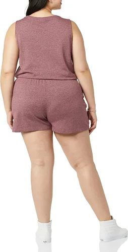 Vista 2 de Tienda Essentials Studio - Enterizo de tela de toalla con vellón para mujer
