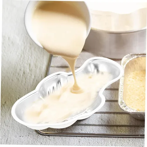 Vista 7 de Pastel de arroz de gelatina de metal para cocina Pudín Mousse Suministros para hornear alimentos seguros para el calor