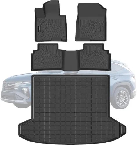 Vista 24 de Revestimientos de suelo para Acura ADX y Honda HR-V 2023-2026 TPE 2023-2026 TPE protección para todo tipo de clima, tapetes de primera y 2ª fila