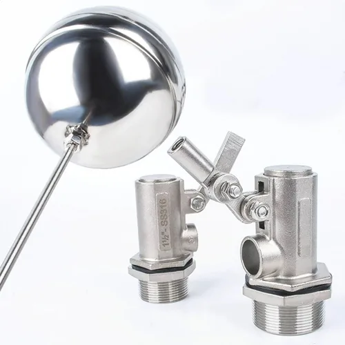 Vista 4 de 316L Stainless Steel Float Ball Valve - 1/2inch & 3/4inch Fully Automatic Water Level Control for Tanks & Towers 1pcs(3/4inch)