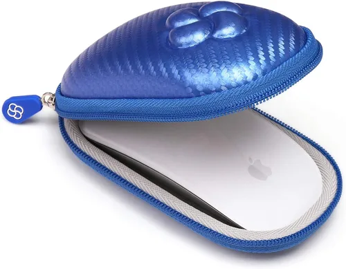 Vista 14 de Funda rígida compatible con Apple Magic Mouse (1, 2 y 3 generaciones), incluye mosquetón (negro)
