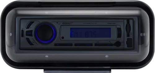 Vista 2 de Enrock Marine Universal in Dash - Cubierta protectora de radio tintada impermeable resistente al agua (base negra)