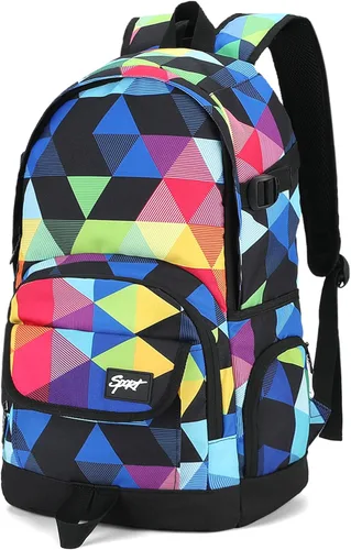 Vista 57 de Mochila escolar estilo Rickyh, mochila de viaje para hombres y mujeres, mochila ligera con compartimento para portátil, Tamaño único