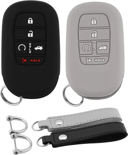 Vista 10 de Funda para Llavero de Silicona para Auto Compatible con Ford F150 Explorer Mustang Edge, para Lincoln MKZ MKX MKC con 5 Botones, Protector Completo
