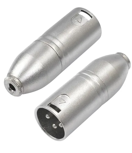 Vista 13 de Paquete de 2 adaptadores TRS a XLR de 1/4, adaptador equilibrado de 1/4 de pulgada macho a XLR macho para mezclador, micrófono