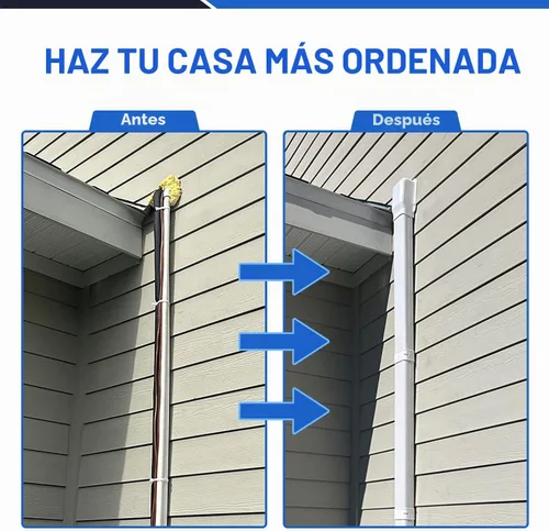 Vista 2 de 11 pies Mini Split Line Set Cover 3 pulgadas, PP Line Hide