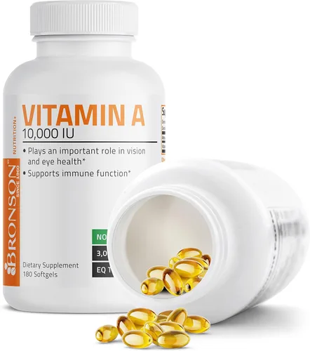 Vista 4 de Bronson Vitamina A 10,000 UI Fórmula Premium Sin OMG Apoya la Visión Saludable y el Sistema Inmunológico y el Crecimiento y Reproducción Saludables