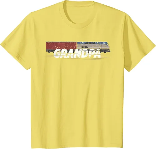 Vista 92 de RC Model Train Shirt Grandpa Train Boxcar HO Scale T-Shirt Negro