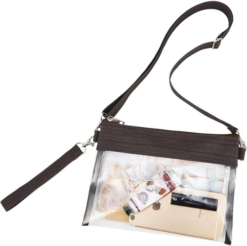 Vista 8 de USPECLARE Clear Crossbody Bag Stadium Approved Clear Shoulder Bag for Work Concert Sports
