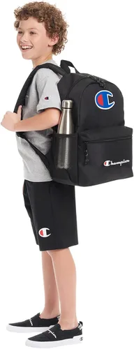 Vista 6 de Champion Mochila para niños y jóvenes, Negro tradicional
