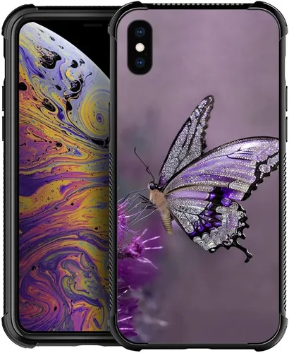Vista 15 de Funda para iPhone Xs Max, de cristal templado 9H para iPhone Xs Max, diseño a prueba de golpes, antirrayones, para Apple iPhone Xs Max de 6.5