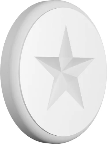 Vista 7 de Ekena Millwork ROSP030X030X100GRY08 Roseta estándar con borde redondeado, PVC