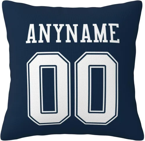 Vista 20 de Fundas de almohada de fútbol – Fundas de almohada personalizadas con cualquier nombre y número, regalo personalizado para hombres, mujeres y niños